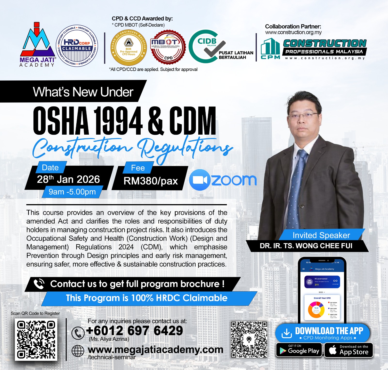 What's New Under OSHA 1994 & CDM Construction Regulations